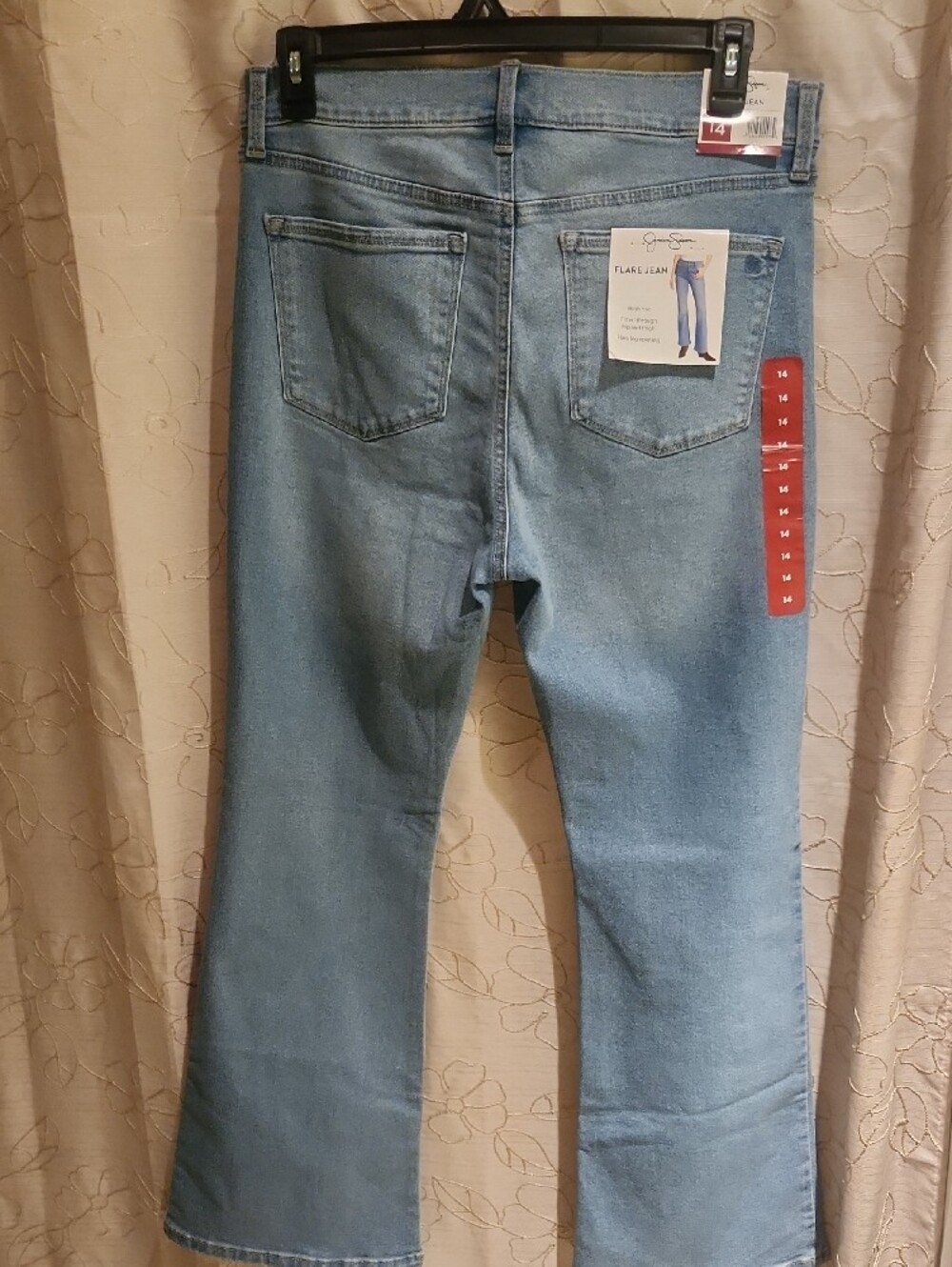 Jessica Simpson Light Blue Flare Jeans-Long - Picture 4 of 4